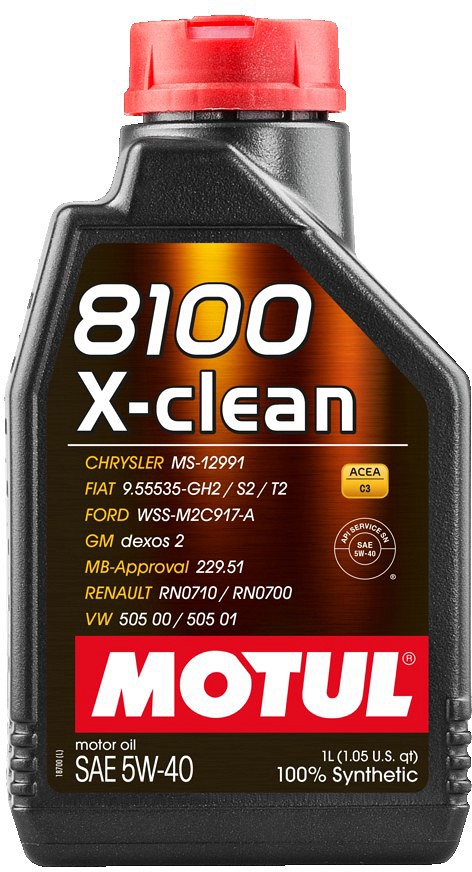 MOTUL 8100 X-CLEAN 5W40 C3 1L