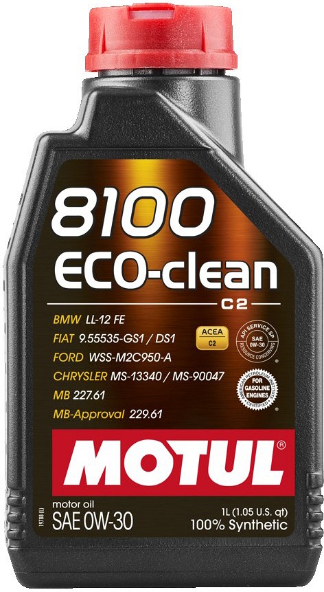 MOTUL 8100 ECO-CLEAN 0W30 C2 1L