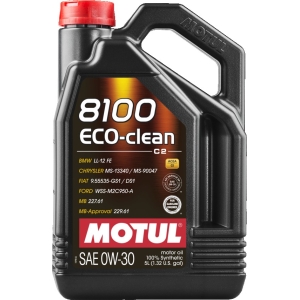 MOTUL 8100 ECO-CLEAN 0W30 C2 5L