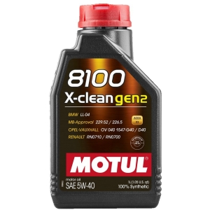 MOTUL 8100 X-CLEAN GEN2 5W40 C3 1L
