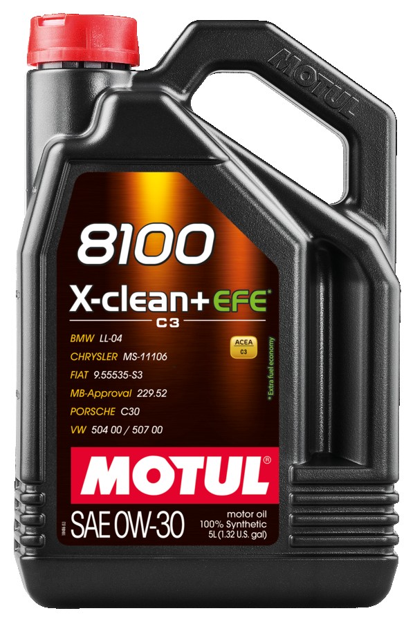 MOTUL 8100 X-CLEAN+ EFE 0W30 C3 5L