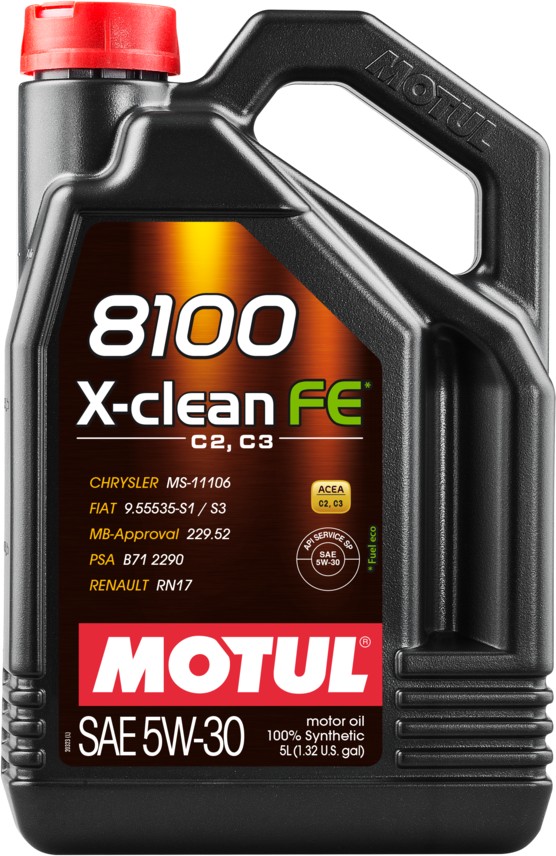 MOTUL 8100 X-CLEAN FE 5W30 C2/C3 5L