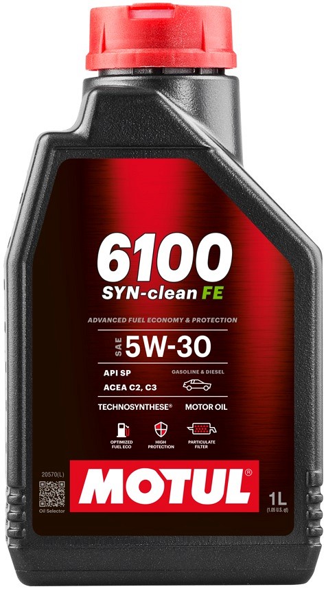 MOTUL 6100 SYN-CLEAN FE 5W30 C2/C3 1L