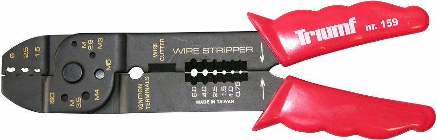 JUHTMEOTSIKU TANGID 200MM, ISOLEERIMATA JUHTMEOTSIKUTELE, PAKSUS 4MM TRIUMF