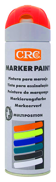CRC MARKER PAINT FLUO MÄRKEVÄRV PUNANE 500ML/AE