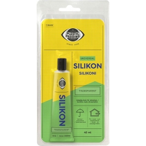 PLASTIC PADDING SILIKON TIHENDUSSILIKOON/LIIM LÄBIPAISTEV 40ML