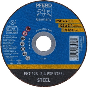 LÕIKEKETAS TERAS/INOX 125X2,4MM PFERD