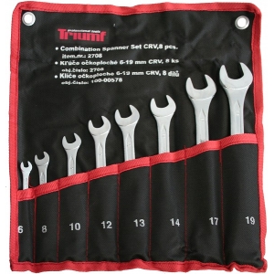 8-OS. SILMUS-LEHTVÕTMETE KOMPL. 6-19MM, TEKSTIILKOTT TRIUMF