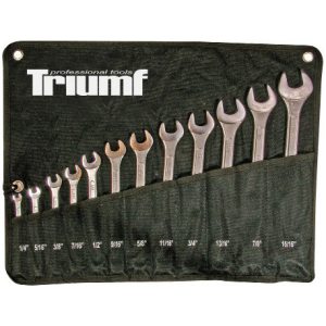 11-OS. TOLLMÕÕDUS SILMUS-LEHTVÕTMETE KOMPL. 3/8"- 1", TEKSTIILKOTT TRIUMF