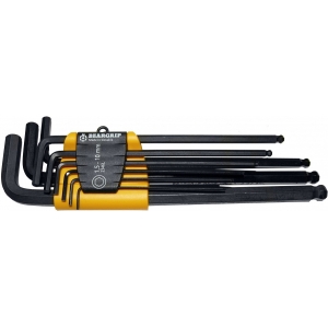 9-OS. L-KUUSKANTVÕTMETE KOMPL. 1,5-10MM, KUULOTSAGA TRIUMF