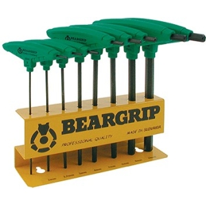 9-OS. T-TORX KEERAJATE KOMPL. T9-T40, MOSIV ERITERAS, ROHELINE 1K PEA BEARGRIP