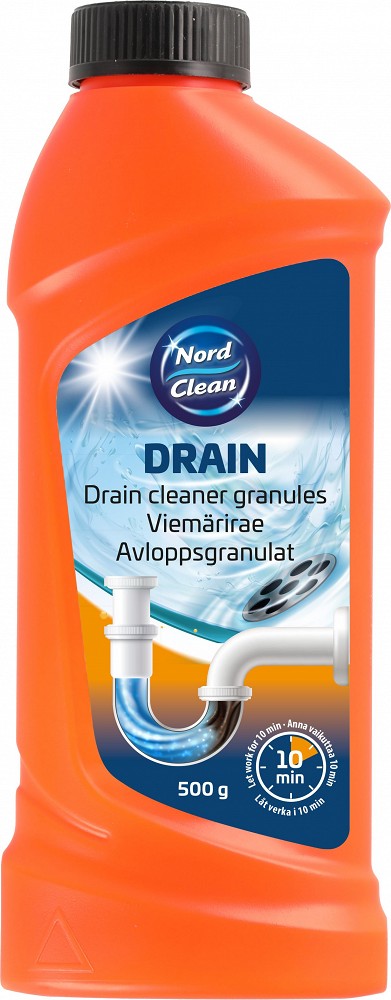 KANALISATSIOONI TORU PUHASTAJA/AVAJA GRAANULID "DRAIN GRANULES" 500G NORD CLEAN
