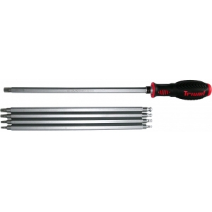 4-OS. KUUSKANT JA 12-TÄHIK KRUVIKEERAJATE KOMPL. 4-10MM, 300MM, 2K-NONSLIP TRIUMF