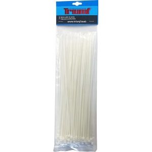 JUHTMEVITS "NYLON" 4,8X250MM VALGE 100TK TRIUMF
