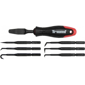 8-OS. O-RÕNGA EEMALDUSE NÕELHAAGID (KONKSNAASKLID) KOMPL. FIIBERPLAST 165MM ÜMARAD TRIUMF