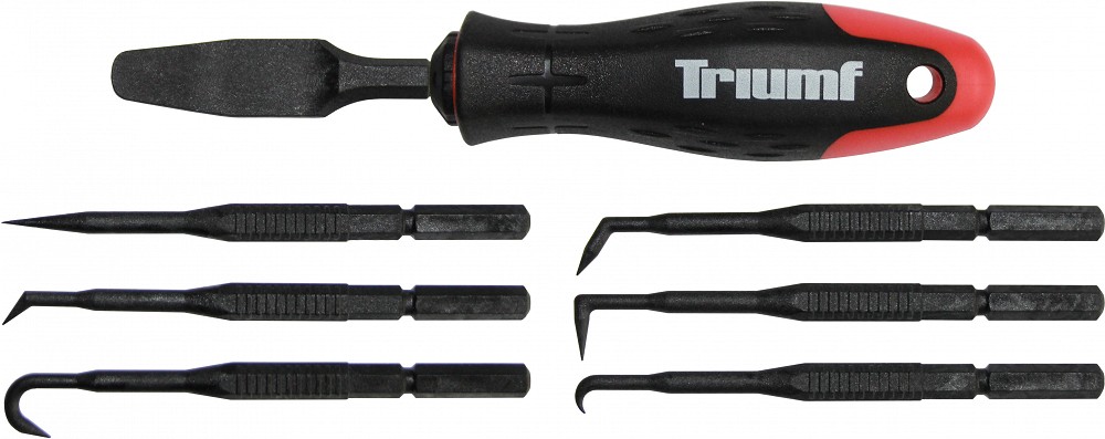 8-OS. O-RÕNGA EEMALDUSE NÕELHAAGID (KONKSNAASKLID) KOMPL. FIIBERPLAST 165MM ÜMARAD TRIUMF