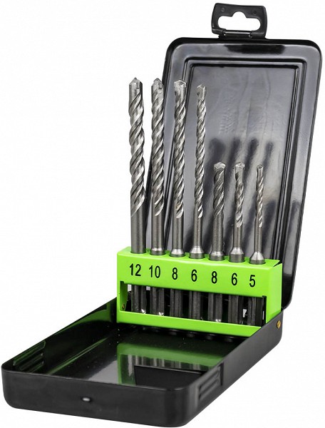 7-OS. SDS-PLUS KIVIPUURIDE KOMPLEKT "HOBBY" 5-6-6-8-8-10-12MM JBM