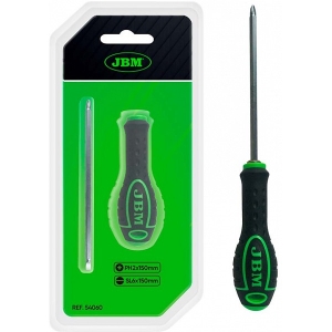 1-OS. 2-IN-1 KRUVIKEERAJA KOMPL. "J-GRIP" RIST-LAPIK (2-POOLNE) 150MM JBM*