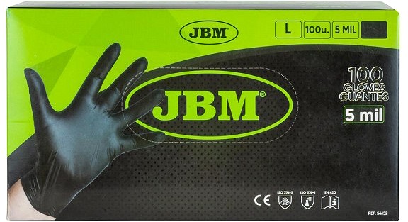 NITRIILKINDAD "NITRILE STANDARD" L, 100TK 5.0MIL MUST JBM