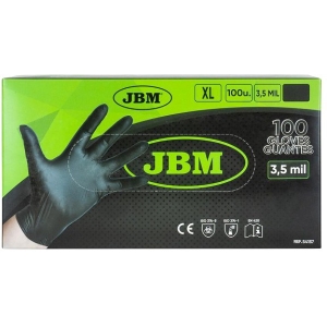 NITRIILKINDAD "NITRILE LIGHT" XL, 100TK 3.5MIL MUST JBM