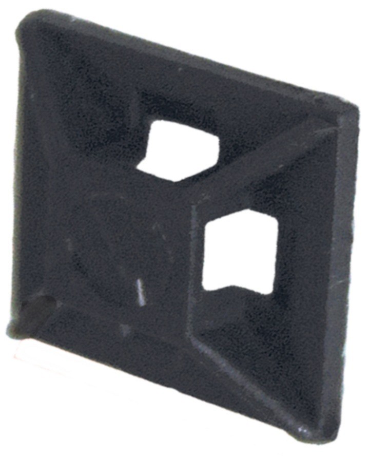 JUHTMEVITSA KINNITUSANKUR LIIMIGA 12,7X12,7 Ø3,2 MUST 100TK M+