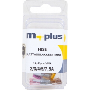 KAITSMEKOMPLEKT MINI 5TK 2/3/4/5/7,5A