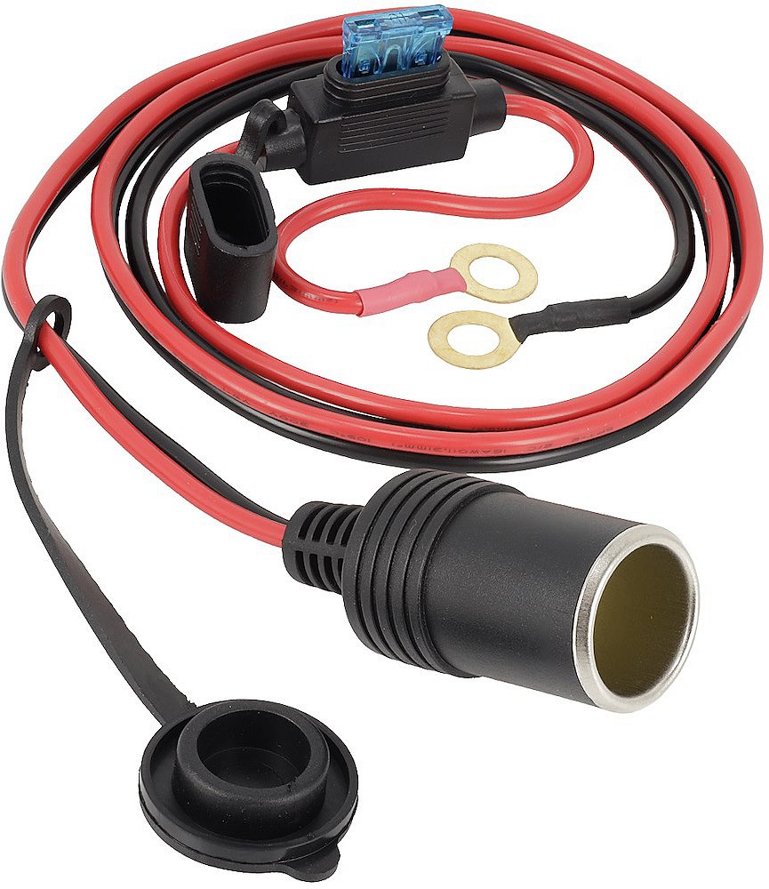 SIGARETISÜÜTAJA PESA PIKENDUSJUHE 100CM 15A, 8,4MM KLEMM 12/24V CARMOTION