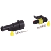 SUPERSEAL 1-PIN PISTIKUPESA + PISTIK 12-24V 15A IP67 CARMOTION