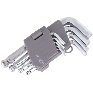 9-OS. L-KUUSKANTVÕTMETE KOMPL. 1.5-10MM KUULOTS 130MM CARMOTION