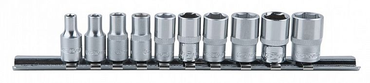 10-OS. 1/4" PADRUNITE KOMPL. 4-13MM, SIINIL KS TOOLS