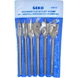 6-OS. LAPIK PUIDUPUURIDE KOMPLEKT 10-12-16-18-20-25MM GEKO