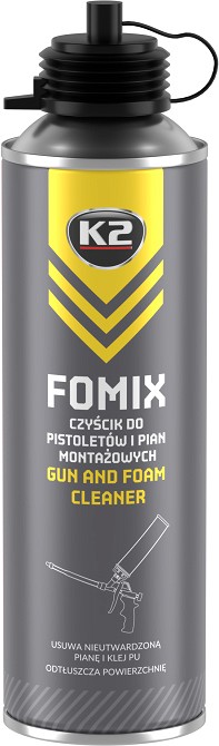 K2 FOMIX GUN AND FOAM CLEANER POLÜURETAANVAHU PUHASTUSAINE 500ML/AE