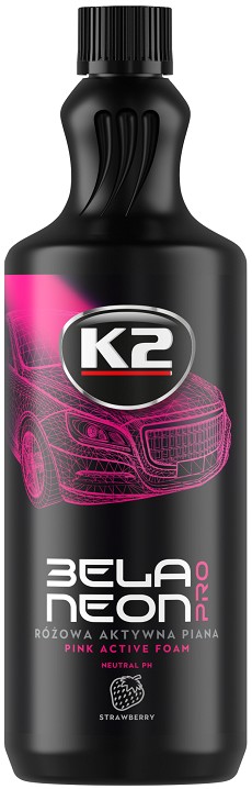 K2 BELA NEON PRO STRAWBERRY ROOSA AKTIIVVAHT 1L