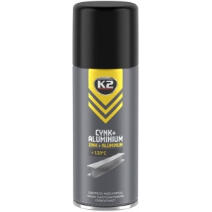 K2 CYNK+ALUMINIUM +120°C TSINK-ALUMIINUMVÄRV 400ML/AE