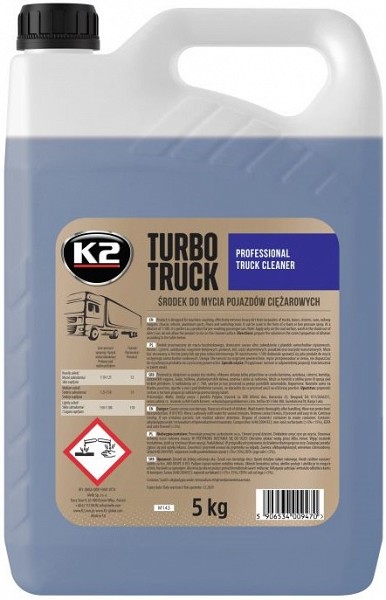 K2 TURBO TRUCK PROFESSIONAALNE PUHASTUSVAHEND 5L KONTS
