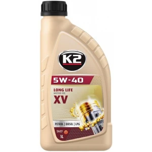 K2 5W40 LONG LIFE XV C3, LL-04, MB 229.51, A40, DEXOS 2, RN 0710, VW 502 00 505 01 1L (TÄISSÜNT.)