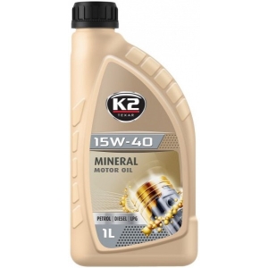 K2 15W40 MINERAL API SL/CF/CF-4 1L (MINERAAL)