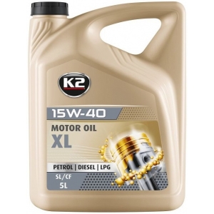K2 15W40 MINERAL API SL/CF/CF-4 5L (MINERAAL)