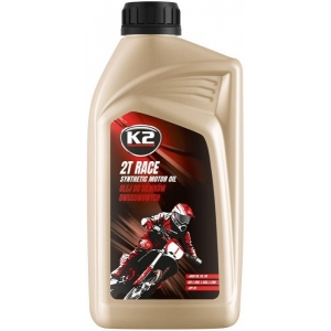 K2 RACE SYNTHETIC MOTOR OIL 2T MOOTORIÕLI PUNANE 1L (TÄISSÜNT.)