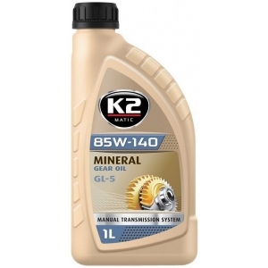 K2 MATIC 85W140 GL4/GL5 1L (MINERAAL)