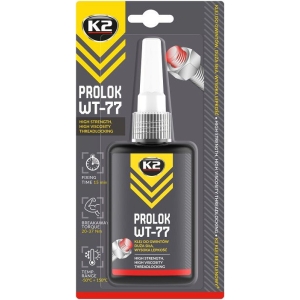 K2 PROLOK WT-77 HIGH STRENGTH/VISCOSITY ANAEROOBNE PUNANE KEERMELIIM 50ML