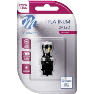 12V/24V P27W LED PIRN 3,9W 3156 CANBUS PLATINUM BLISTER 1TK (OSRAM LED) M-TECH