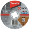 LÕIKEKETAS 1TK, 125X1,2MM, X-LOCK (A60T) INOX MAKITA