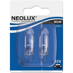 12V T10 PIRN 5W W2,1X9,5D W5W BLISTER 2TK NEOLUX