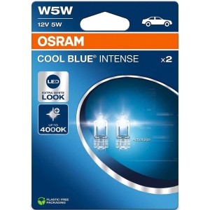 12V T10 PIRN 5W W2,1X9,5D W5W 4000K COOL BLUE INTENSE BLISTER 2TK OSRAM