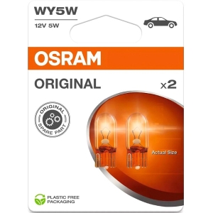 12V T10 PIRN 5W W2,1X9,5D WY5W KOLLANE ORIGINAL BLISTER 2TK OSRAM