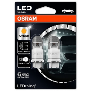 12V W2,5X16Q LED PIRN 2W P27/7W KOLLANE PREMIUM BLISTER 2TK OSRAM