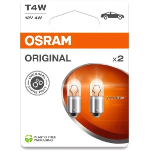 12V BA9S PIRN 4W T4W LF ORIGINAL BLISTER 2TK OSRAM