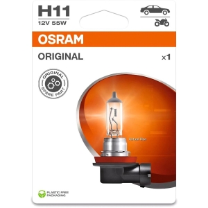 12V H11 PIRN 55W PGJ19-2 ORIGINAL BLISTER 1TK OSRAM