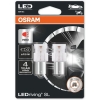 12V BA15S LED PIRN 1,4W P21W PUNANE LEDRIVING SL BLISTER 2TK OSRAM